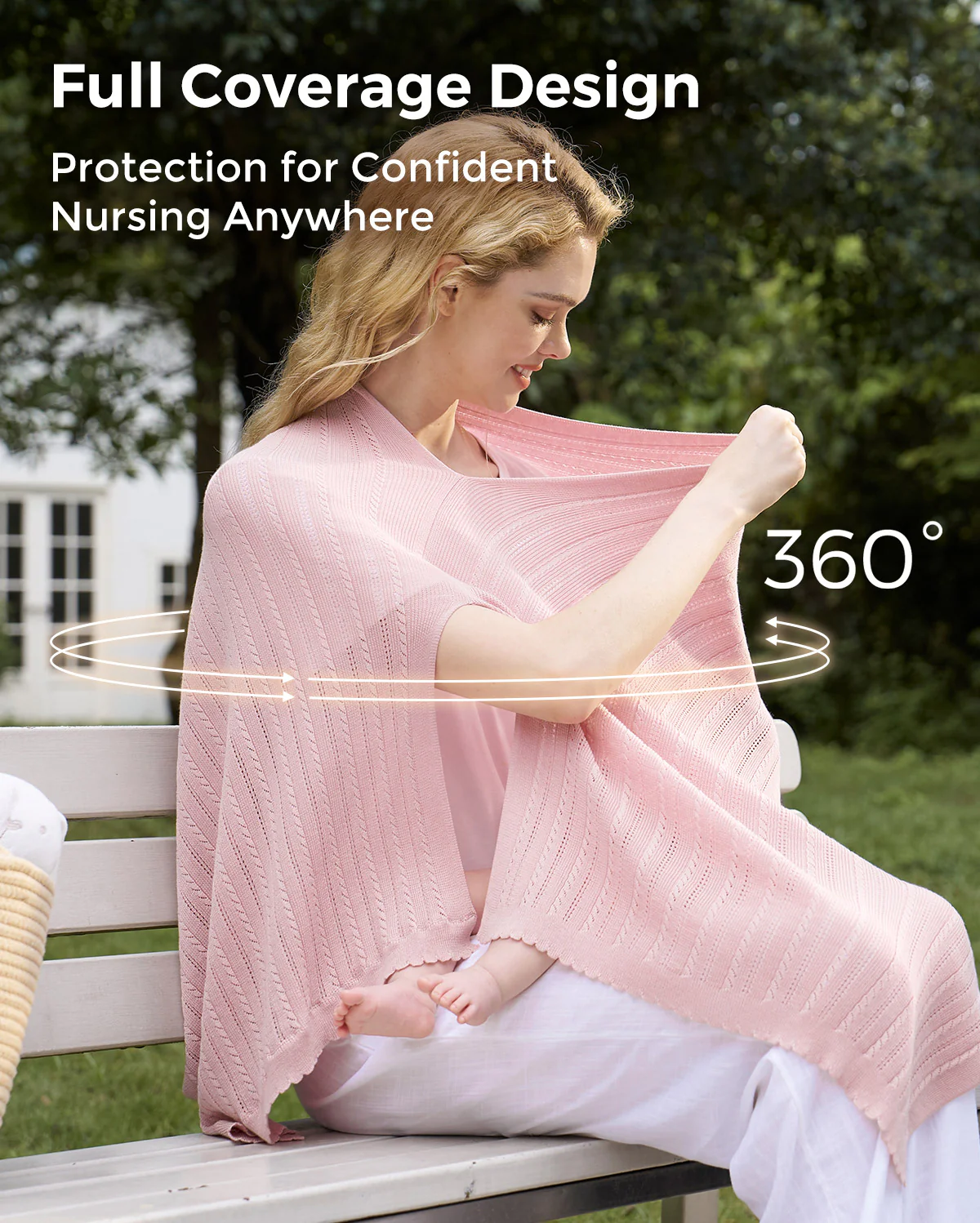 Tencel™ Lyocell Fabric Ultra-Light Nursing Cover - Image 16