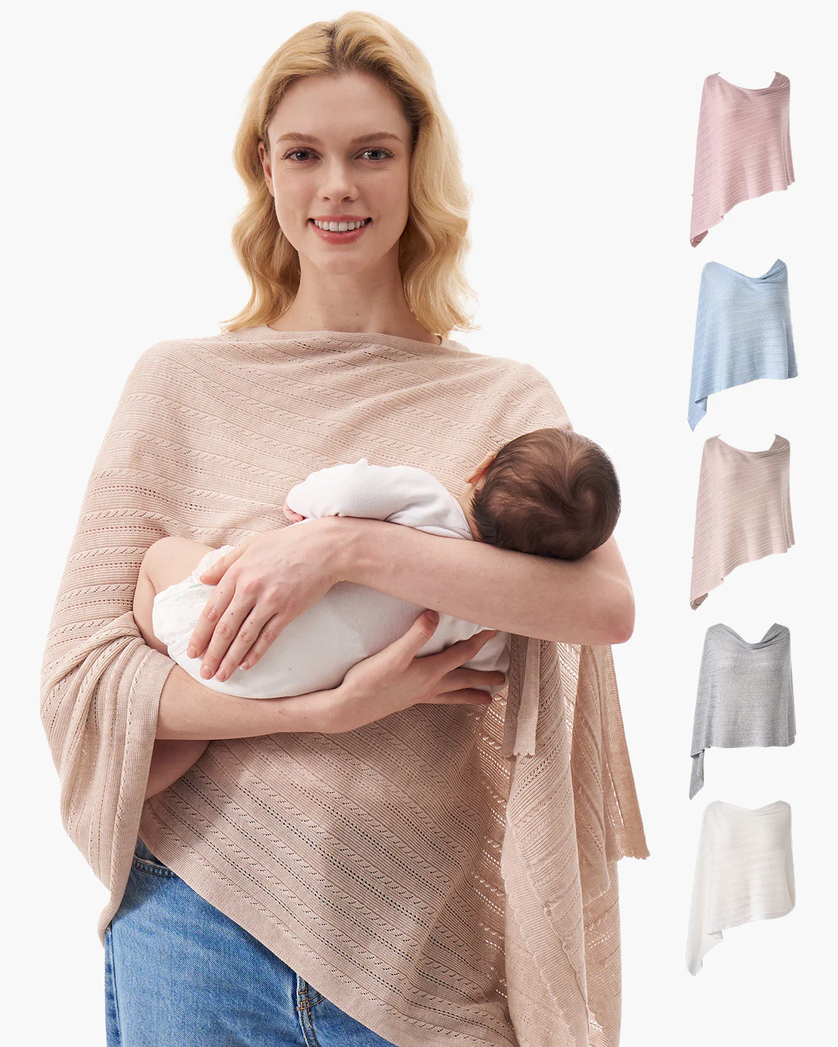 Tencel™ Lyocell Fabric Ultra-Light Nursing Cover - Image 19