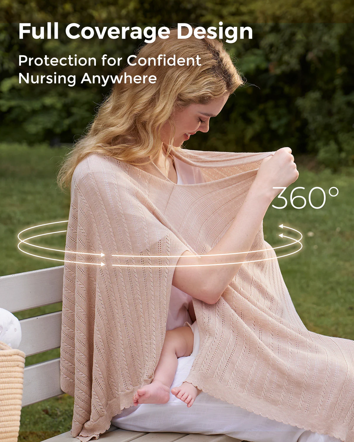 Tencel™ Lyocell Fabric Ultra-Light Nursing Cover - Image 35