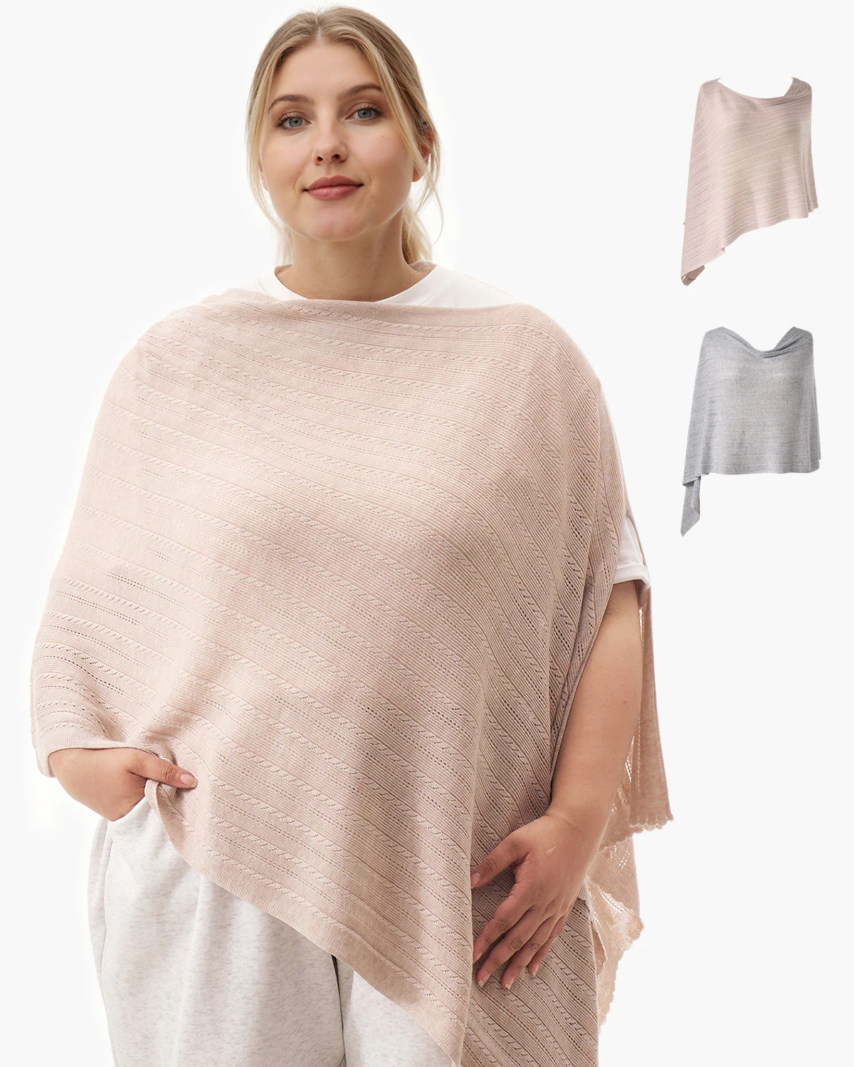 Tencel™ Lyocell Fabric Ultra-Light Nursing Cover - Image 45