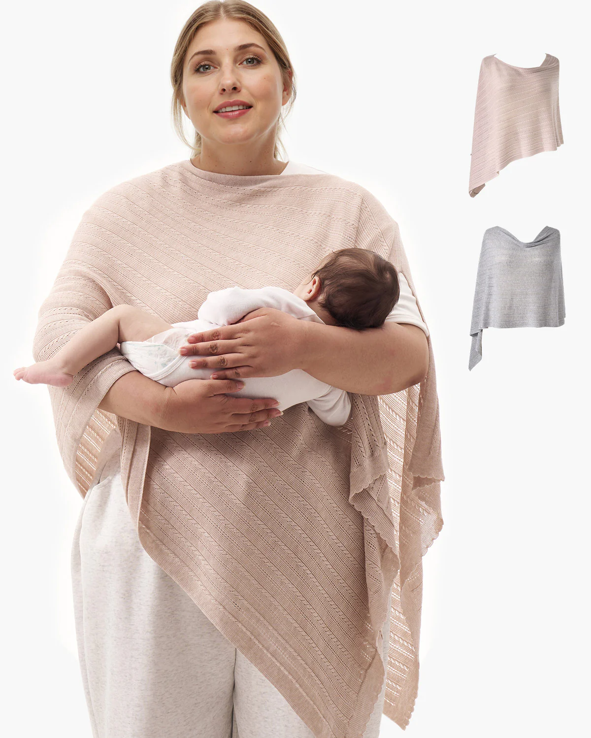 Tencel™ Lyocell Fabric Ultra-Light Nursing Cover - Image 46