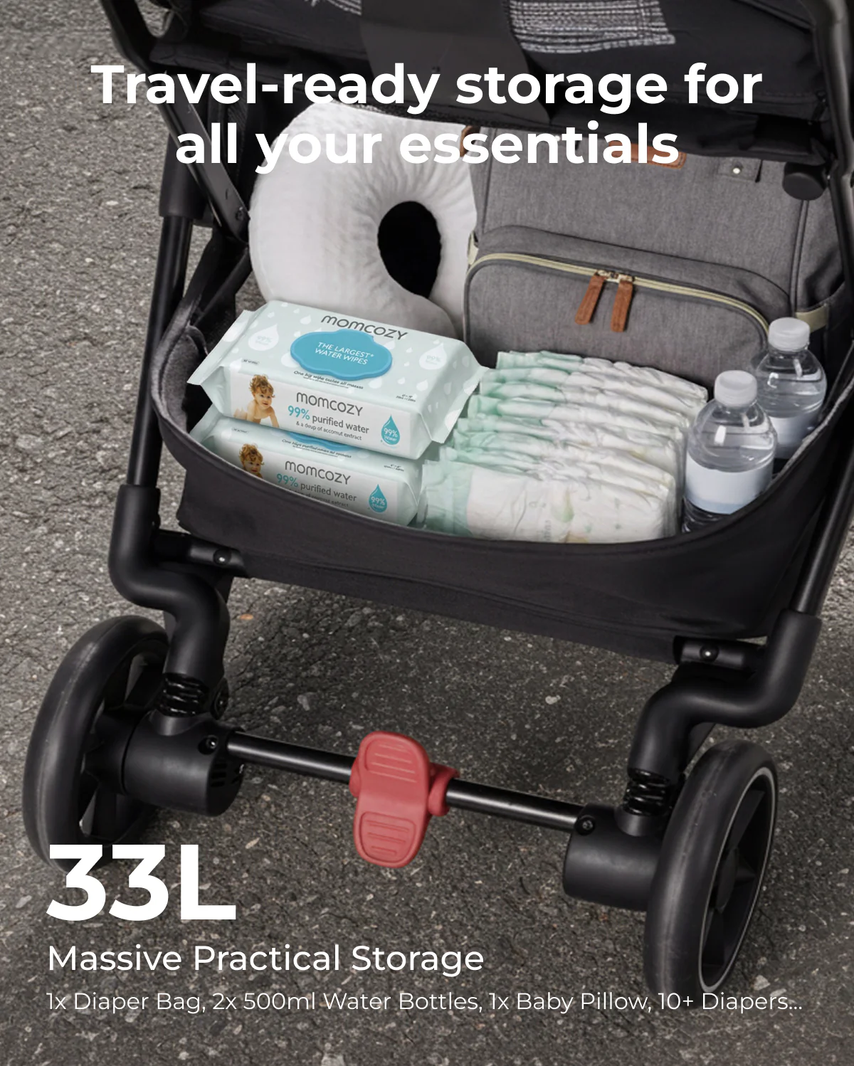 Momcozy Tuckgo Travel Stroller - Image 9