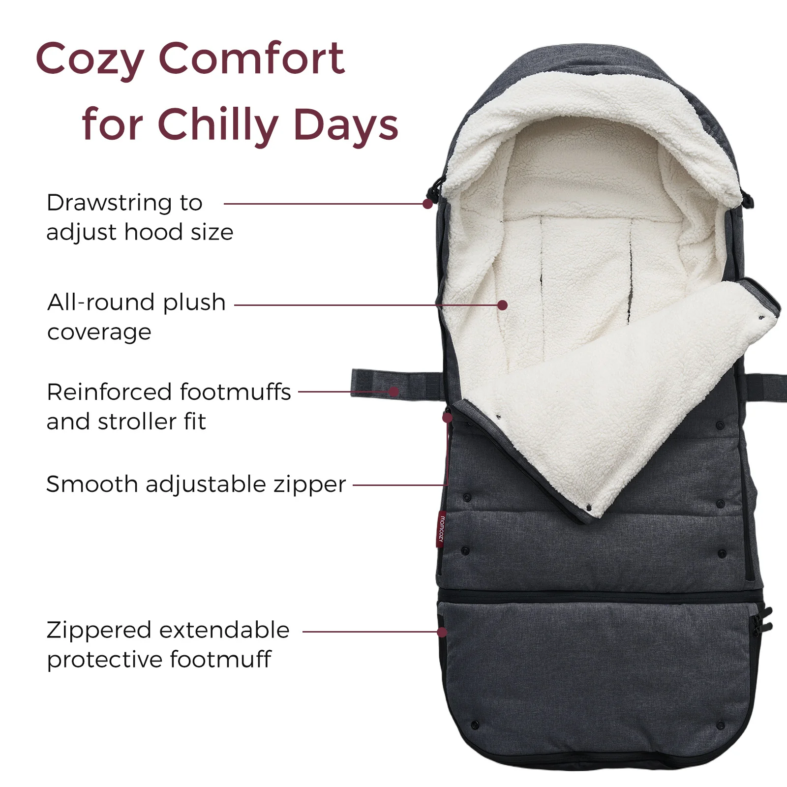 Momcozy Universal Stroller Footmuff - Image 3
