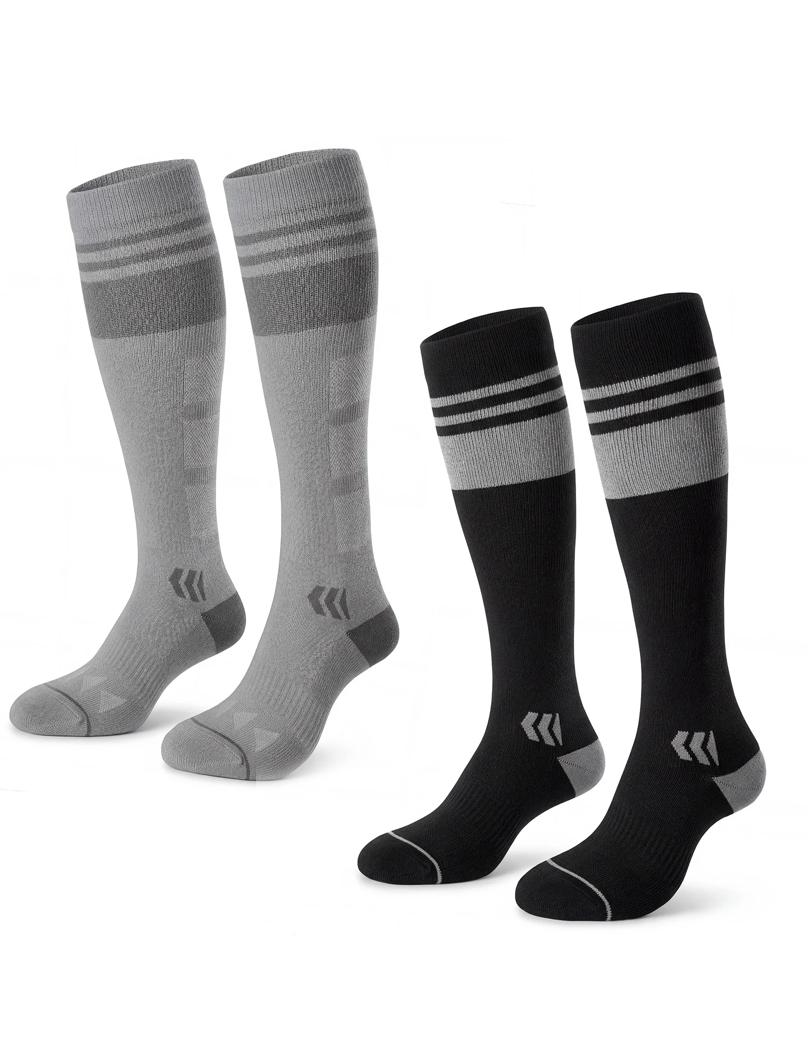 Momcozy Wide Calf Compression Socks 20-30mmHg for Sports 2 Pairs - Image 3