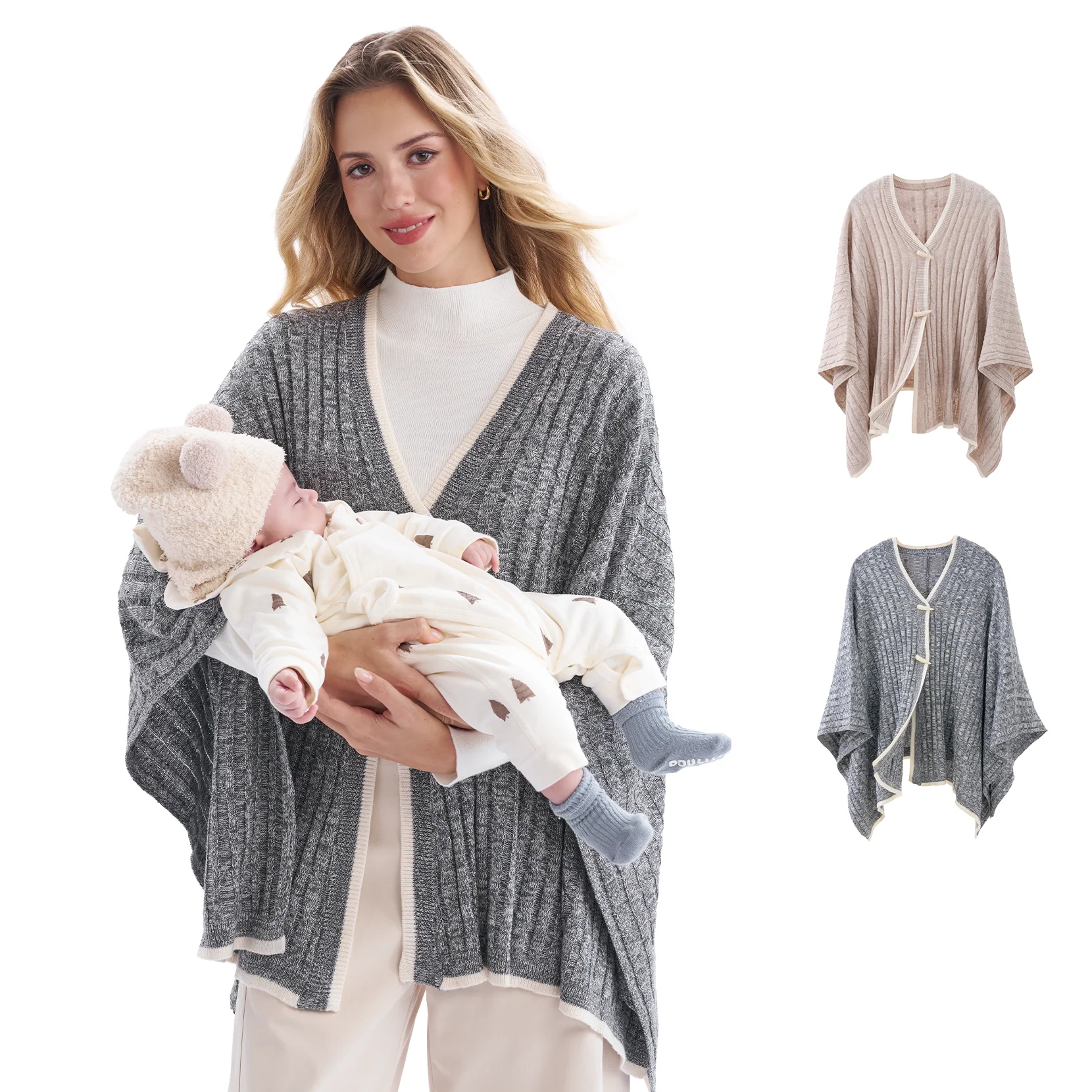 Momcozy Soft Knitted Blend Nursing Cover - Image 10