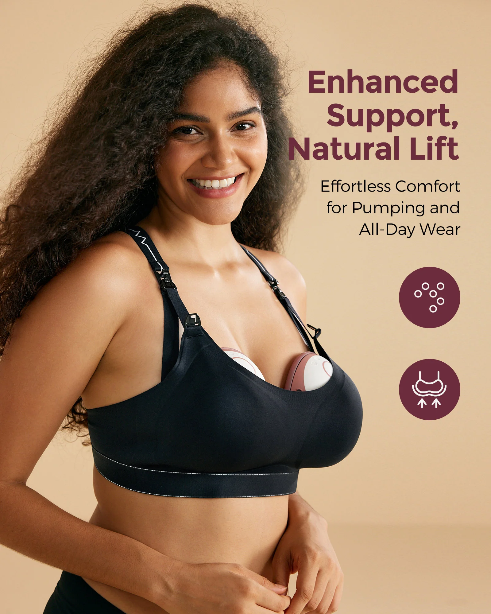 Multi-Function: Wearable Breast Pump Bra - Image 5