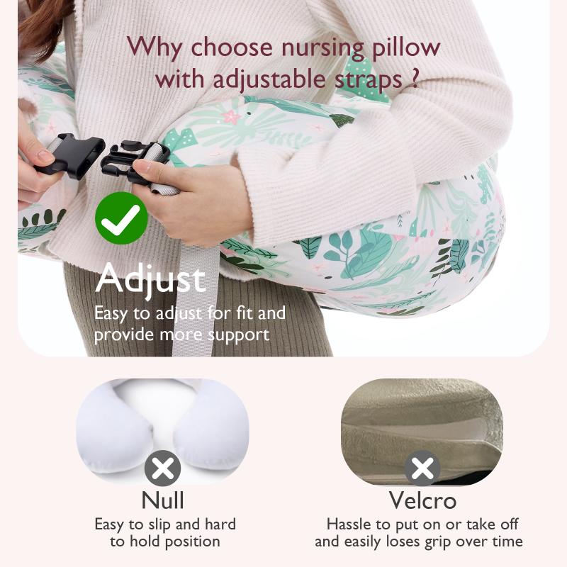 Multifunctional and Adjustable Nursing Pillow - Plante and Forest - Image 4
