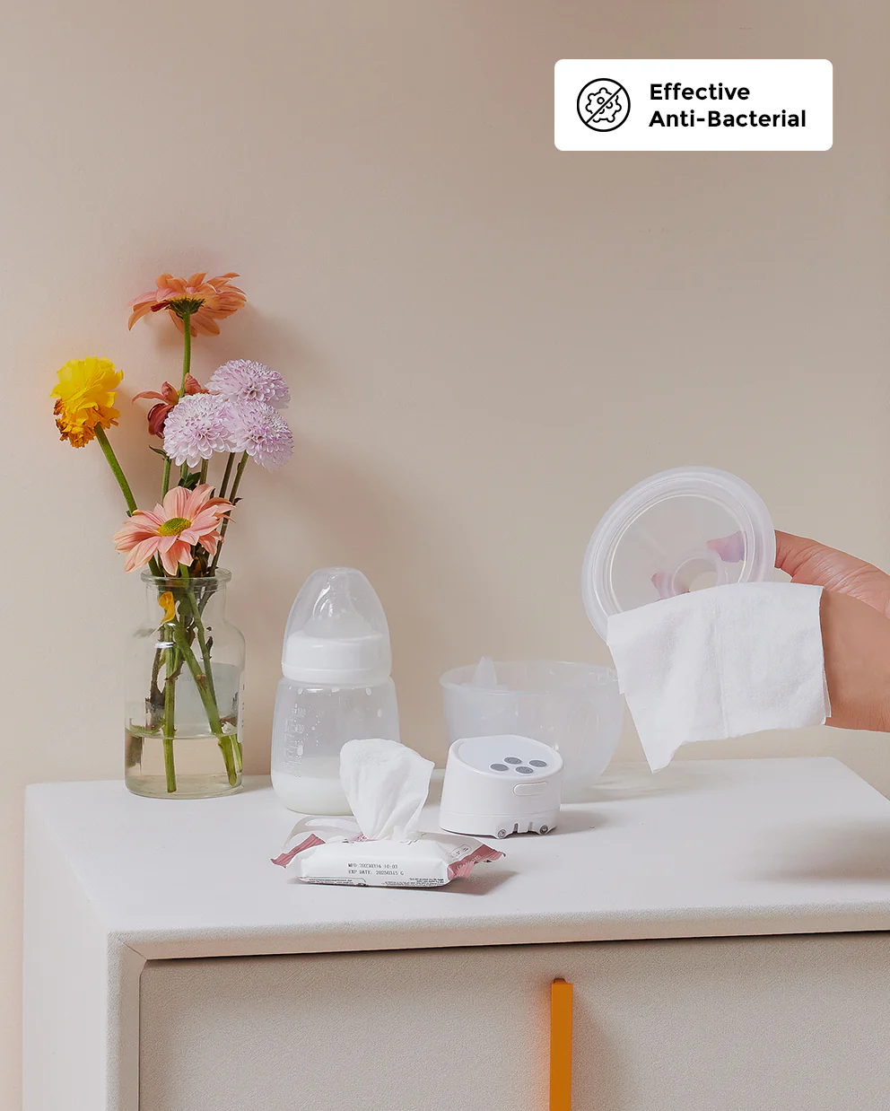 Natural Breast Pump Wipes - Safe & Convenient - Image 10