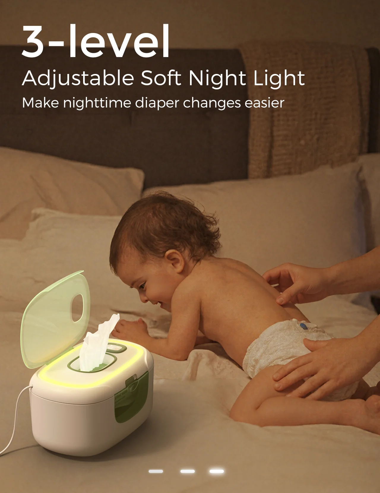 New Large Capacity Baby Wipe Warmer Compatible with 100pcs - Image 6