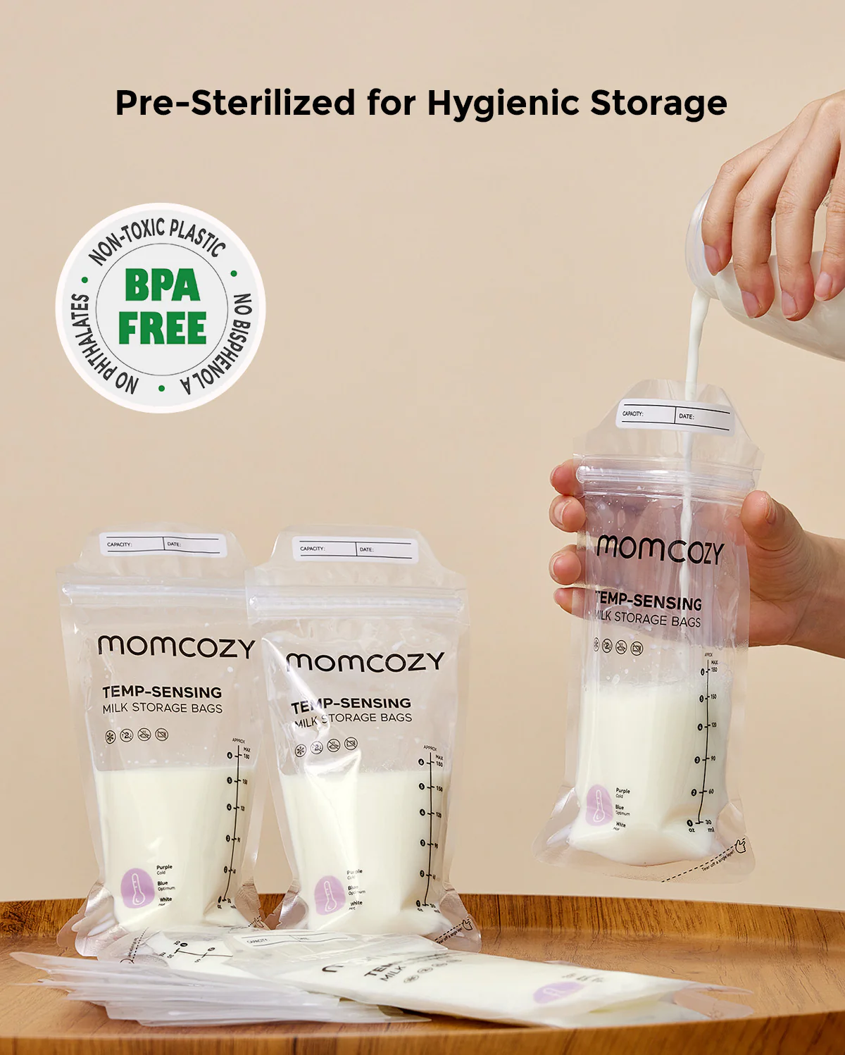 Nutri Smart Baby Bottle Warmer and 120 Count Breastmilk Storage Bags - Image 10