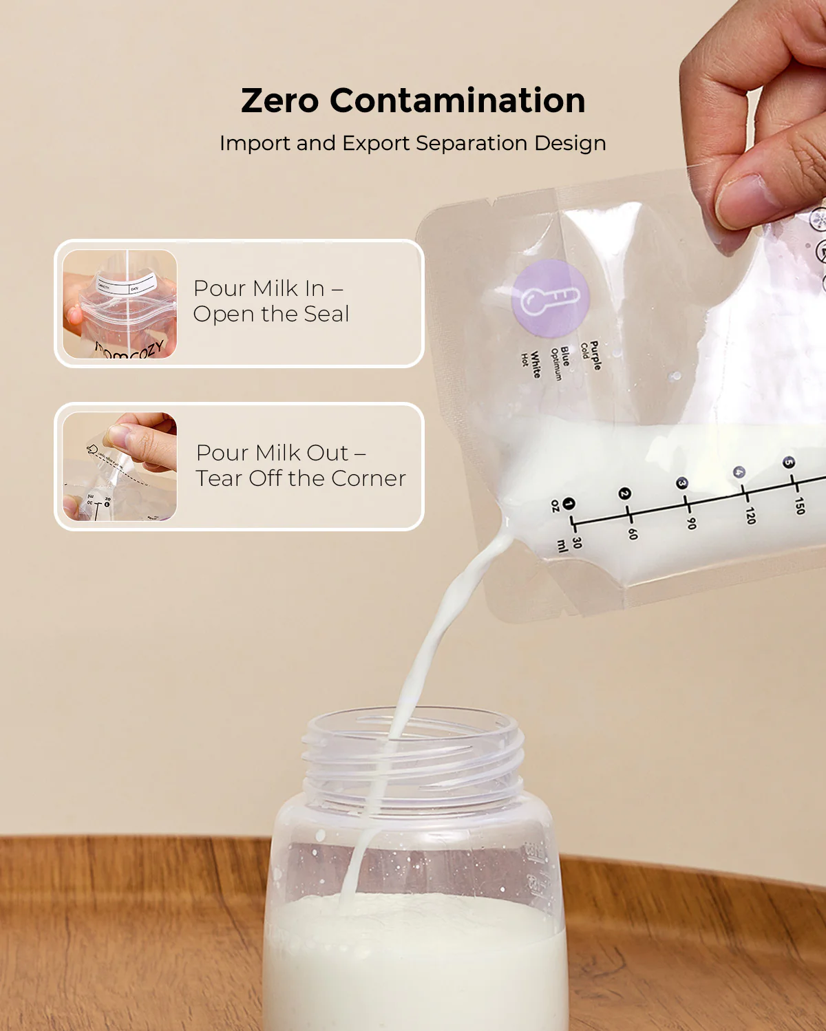 Nutri Smart Baby Bottle Warmer and 120 Count Breastmilk Storage Bags - Image 11