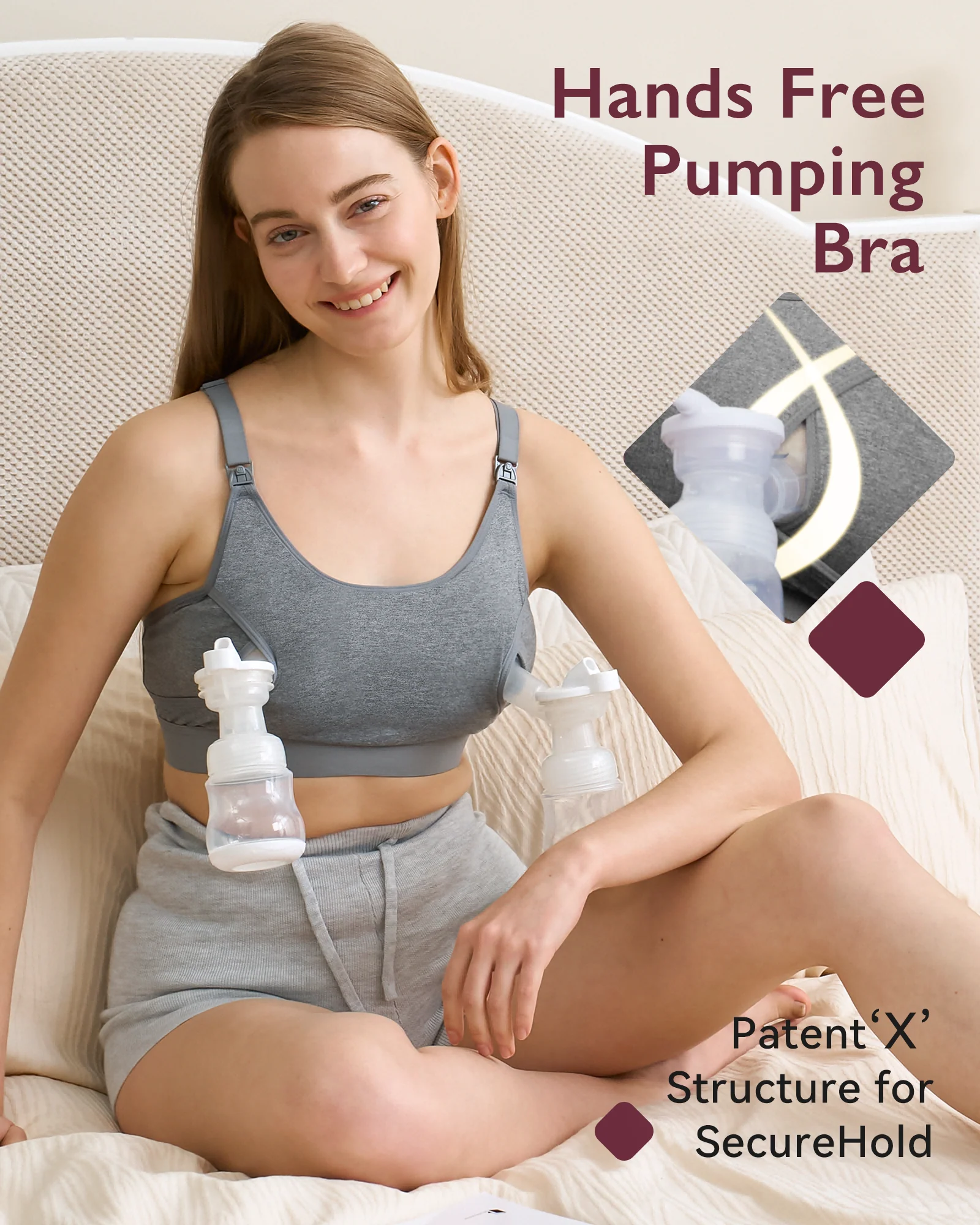 Original Hands-Free Pumping Bra | New Color - Image 14