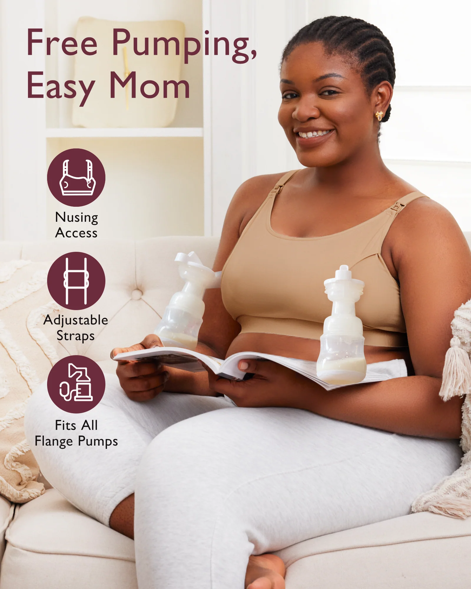 Original Hands-Free Pumping Bra | New Color - Image 30