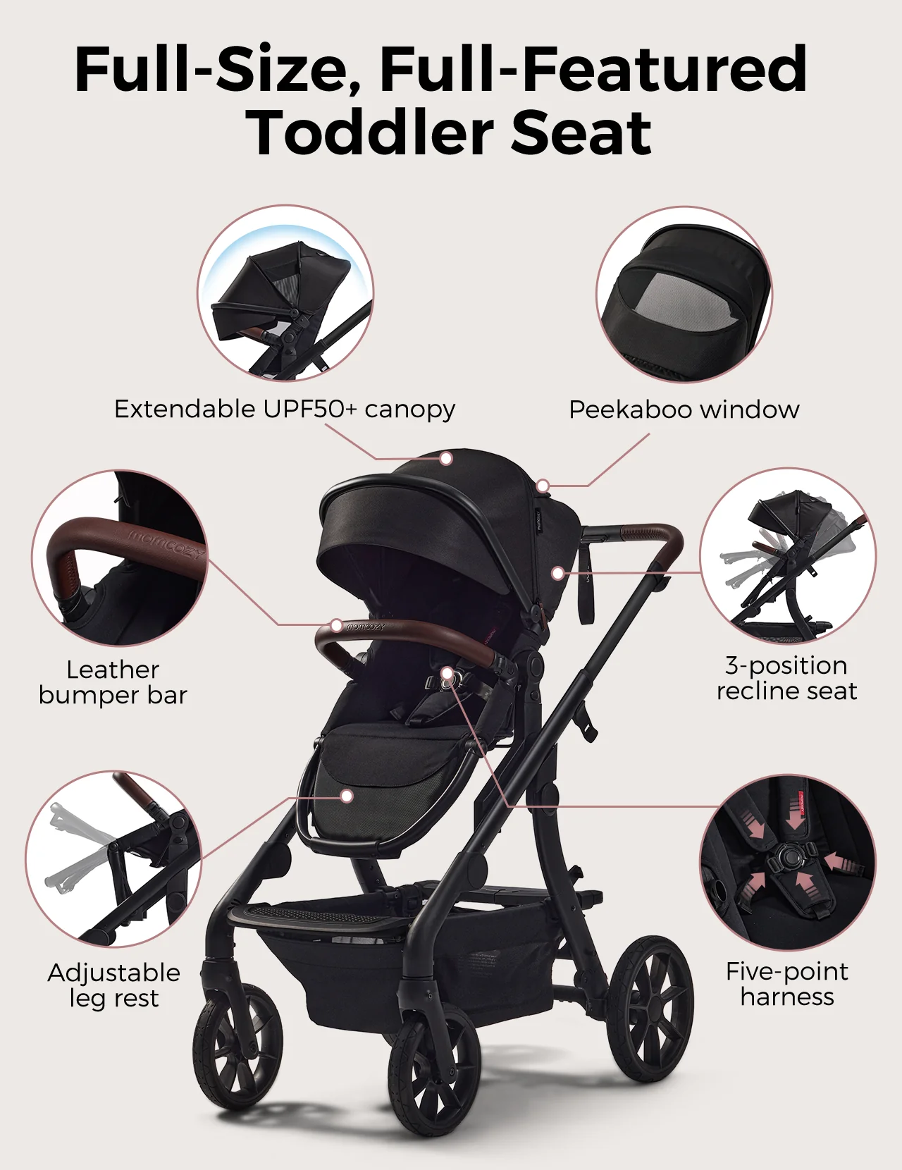Outing Bundle: ChangeGo Baby Stroller and Handheld Cooling Fan - Image 8