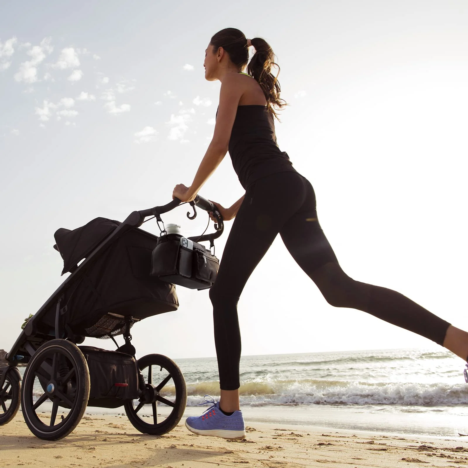 Outing Bundle: Momcozy ChangeGo Baby Stroller & Stroller Organizer with Cup Holders - Image 8