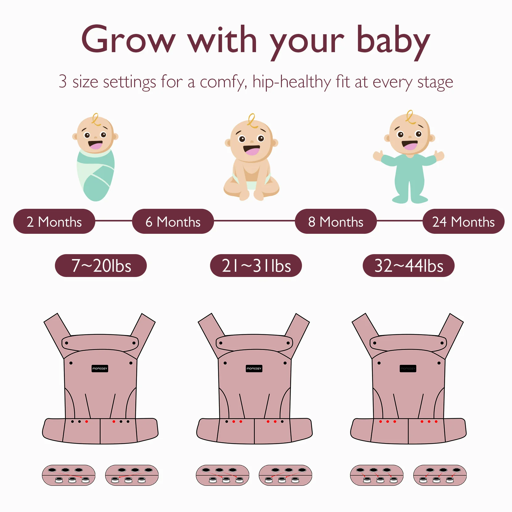PureHug Baby Carrier - Ergonomic Cozy & Lightweight - Image 33