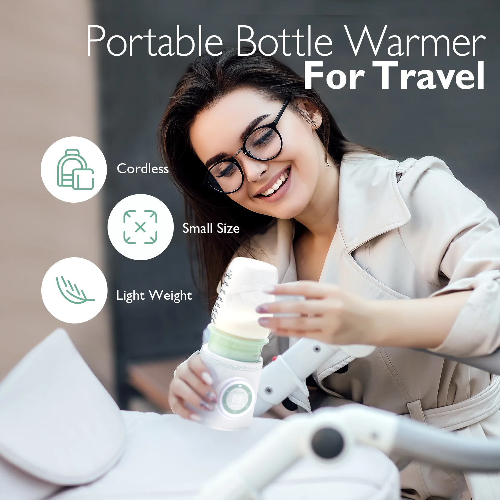 Cordless Portable Baby Bottle Warmer for Travel - Image 6