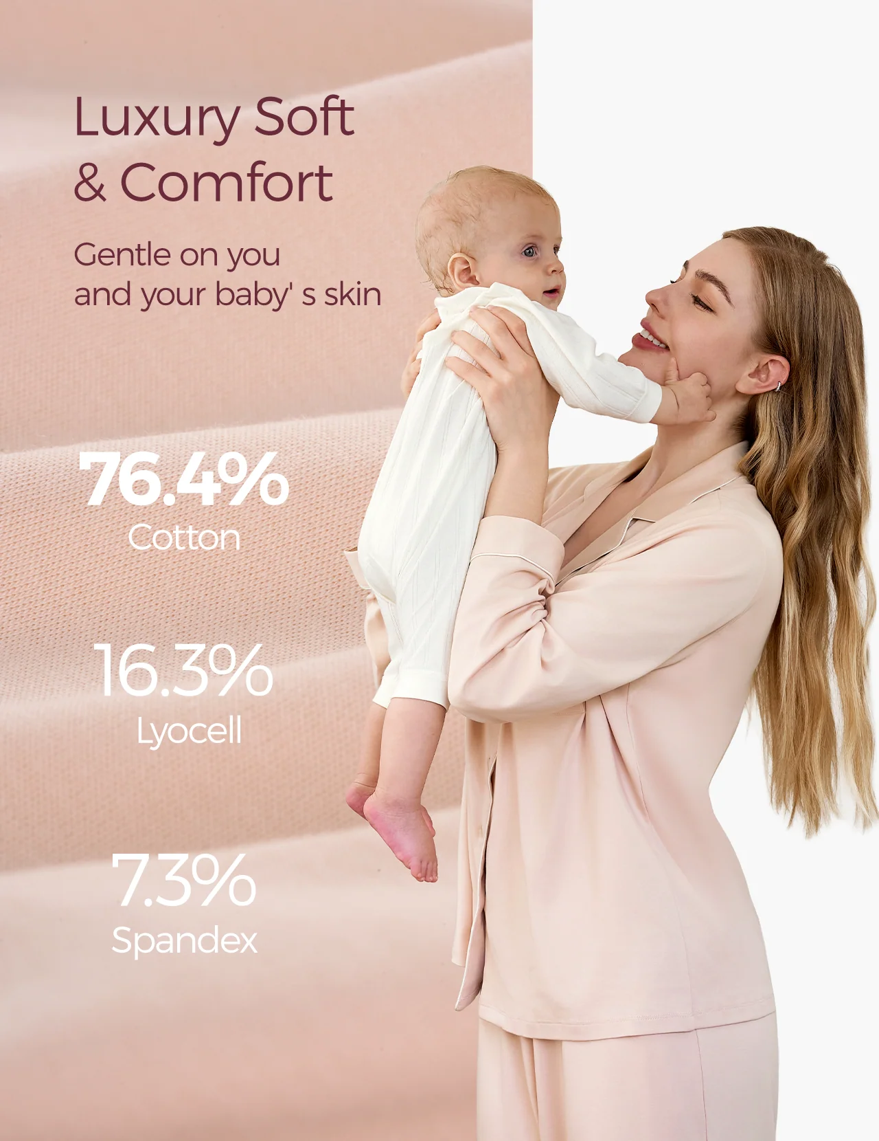 Postpartum Soft Cotton Nursing Pajama Set - Image 6
