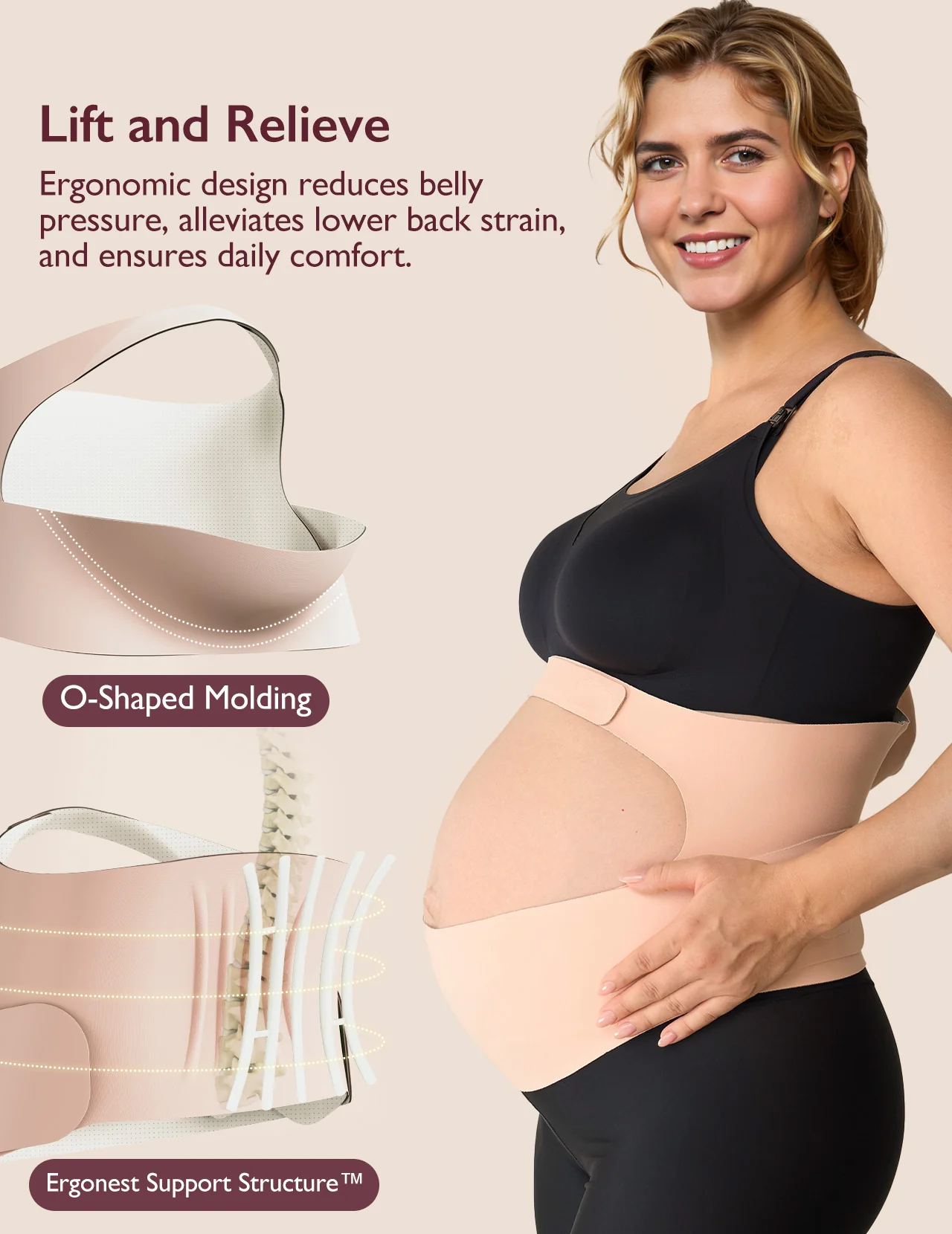 BumpEase - Momcozy Ergonest Maternity Belly Band - Image 5