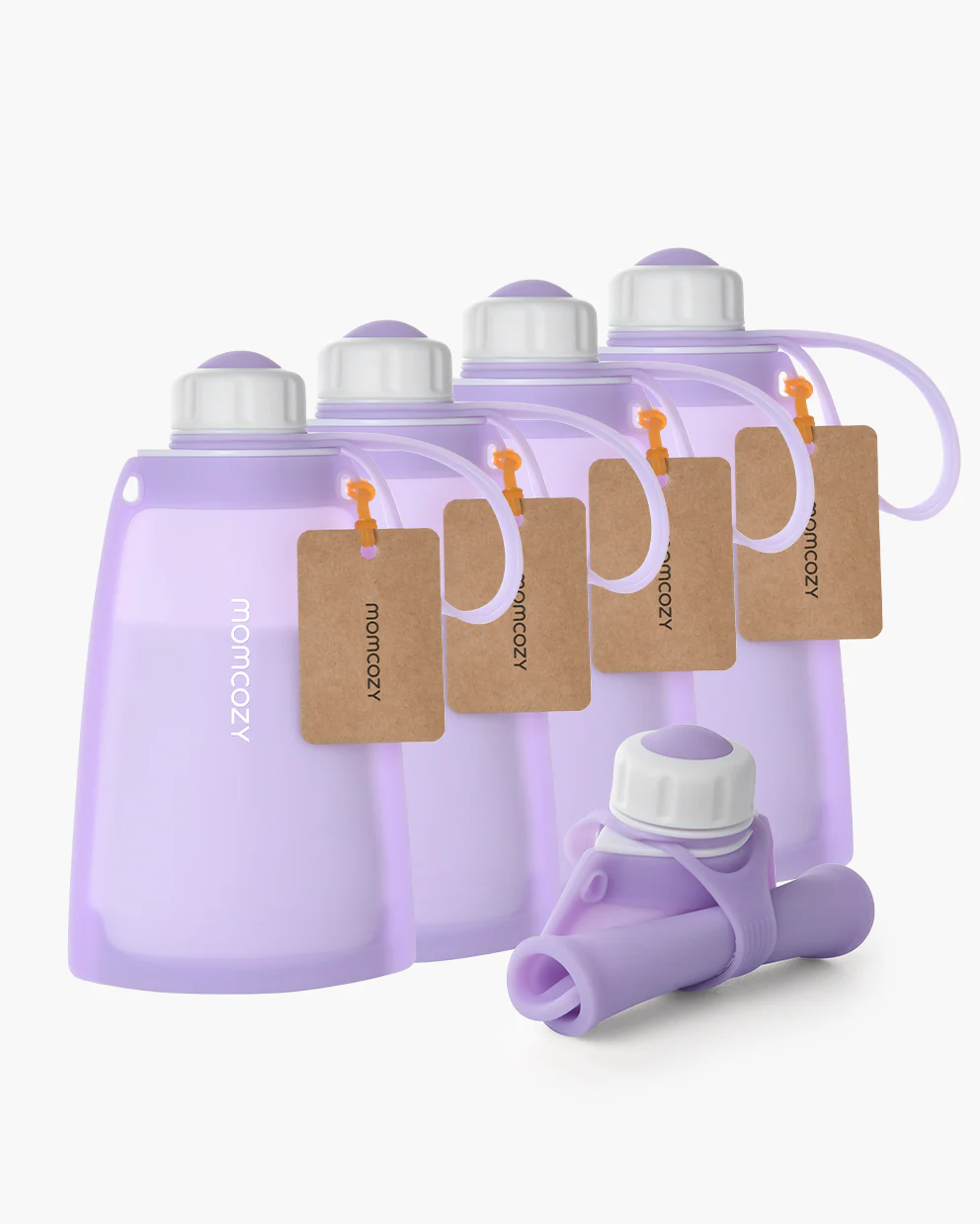Reusable Silicone Breastmilk Storage Bags 5pcs - Image 12