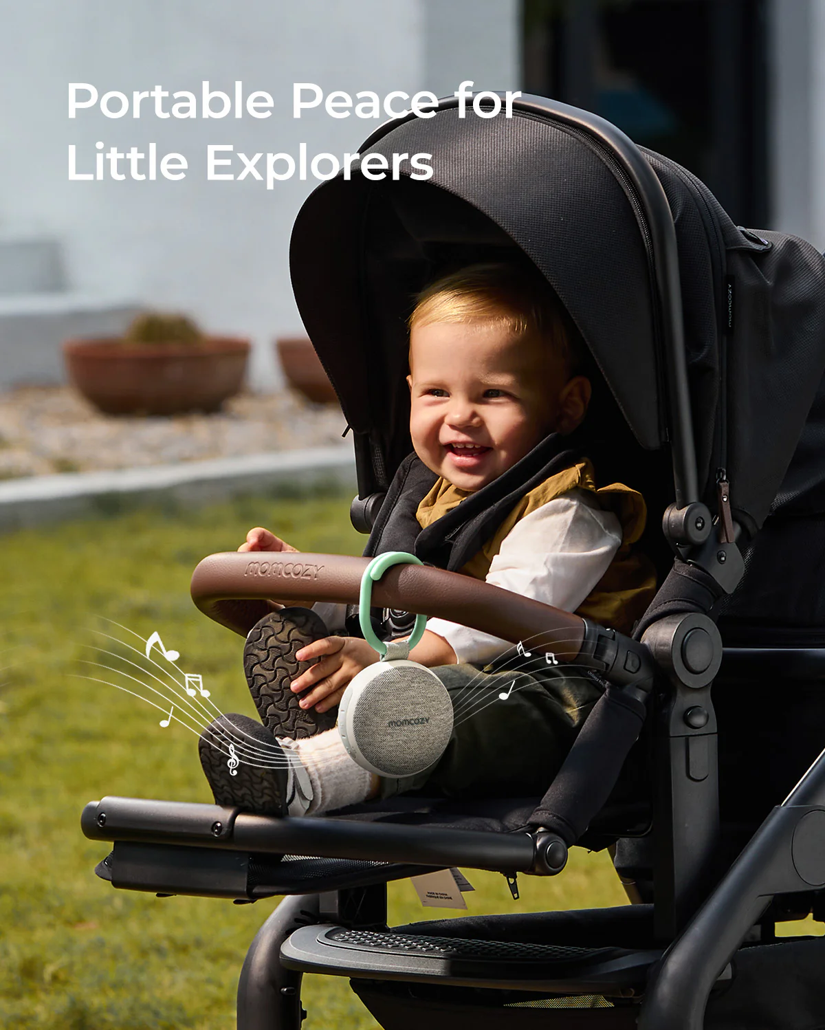 Outing Bundle: Momcozy ChangeGo Baby Stroller & Portable Sound Machine - Image 2