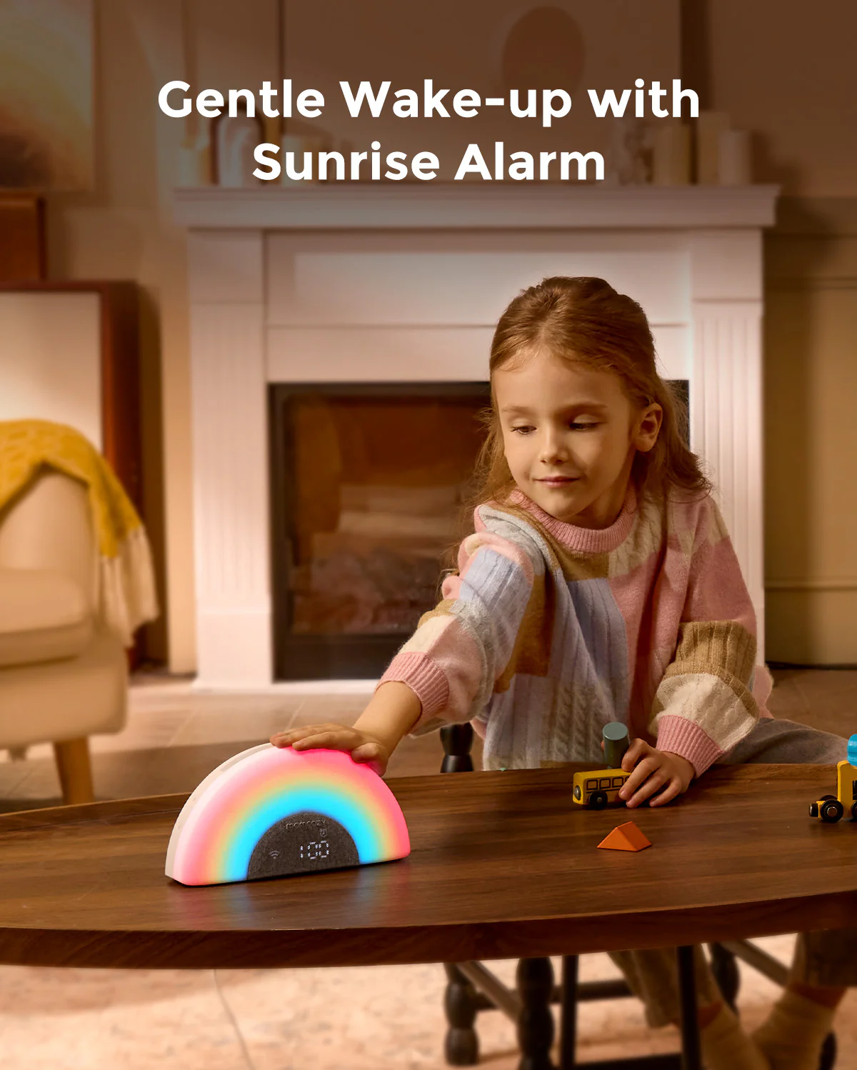 DreamSync Tech™ Smart Baby Sound Machine - Rainbow Light & App Control - Image 9