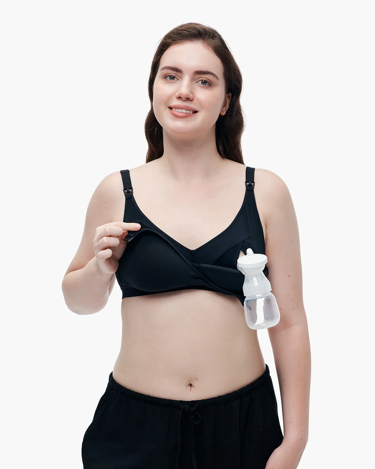 Tencel™ Fabric Seamless Breast Pump Bra - Image 10