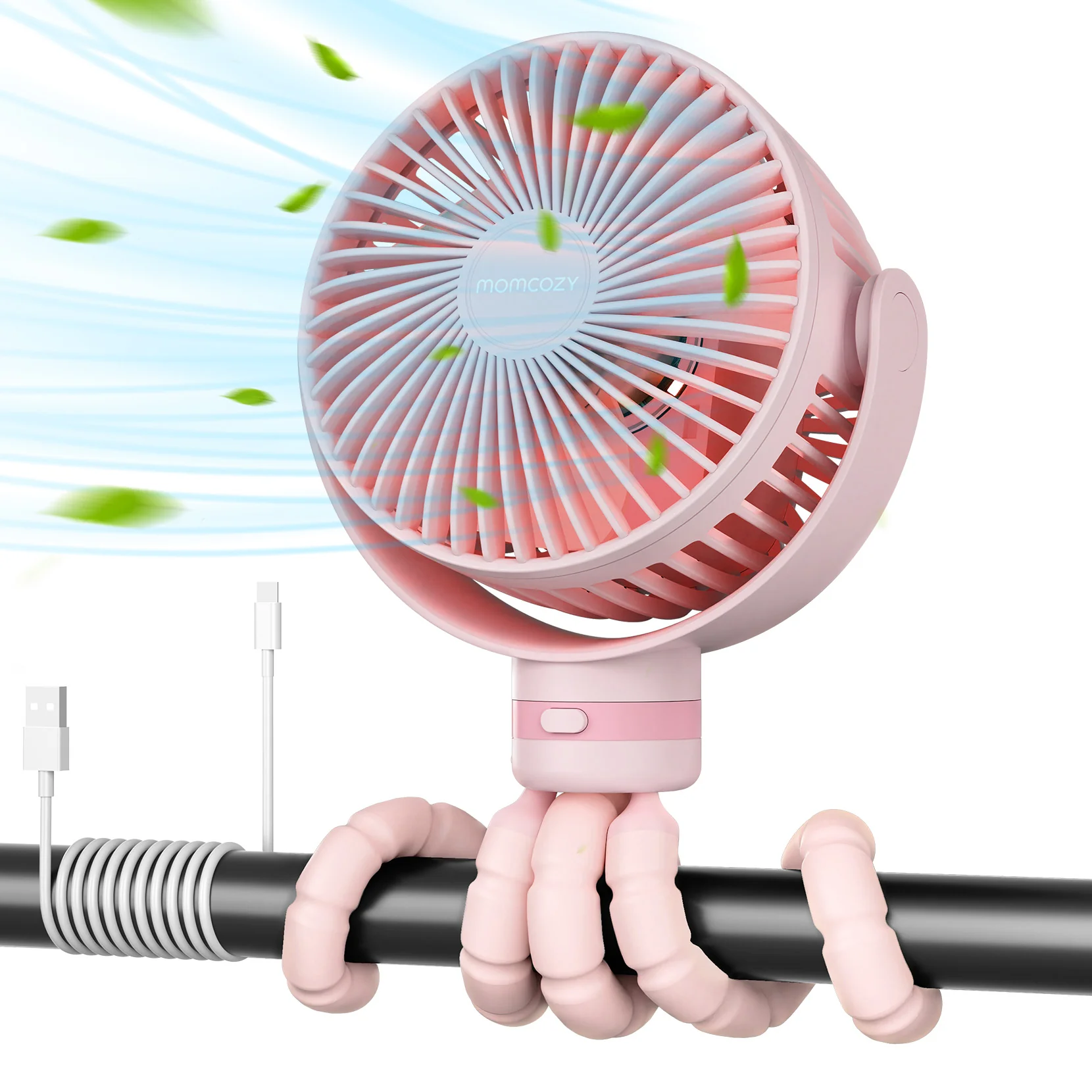 USB Rechargeable Handheld Cooling Fan for Travel - Image 23