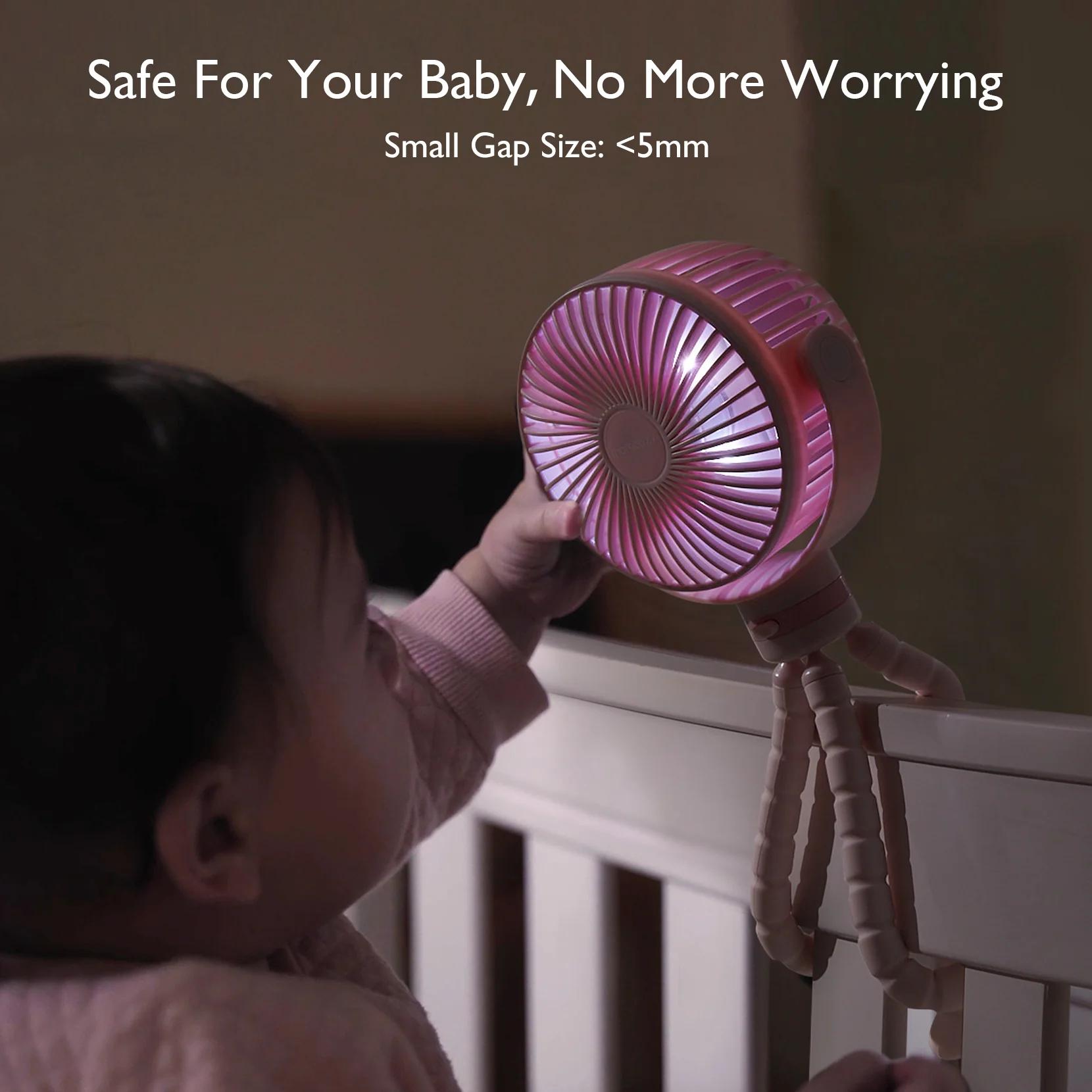 USB Rechargeable Handheld Cooling Fan for Travel - Image 30