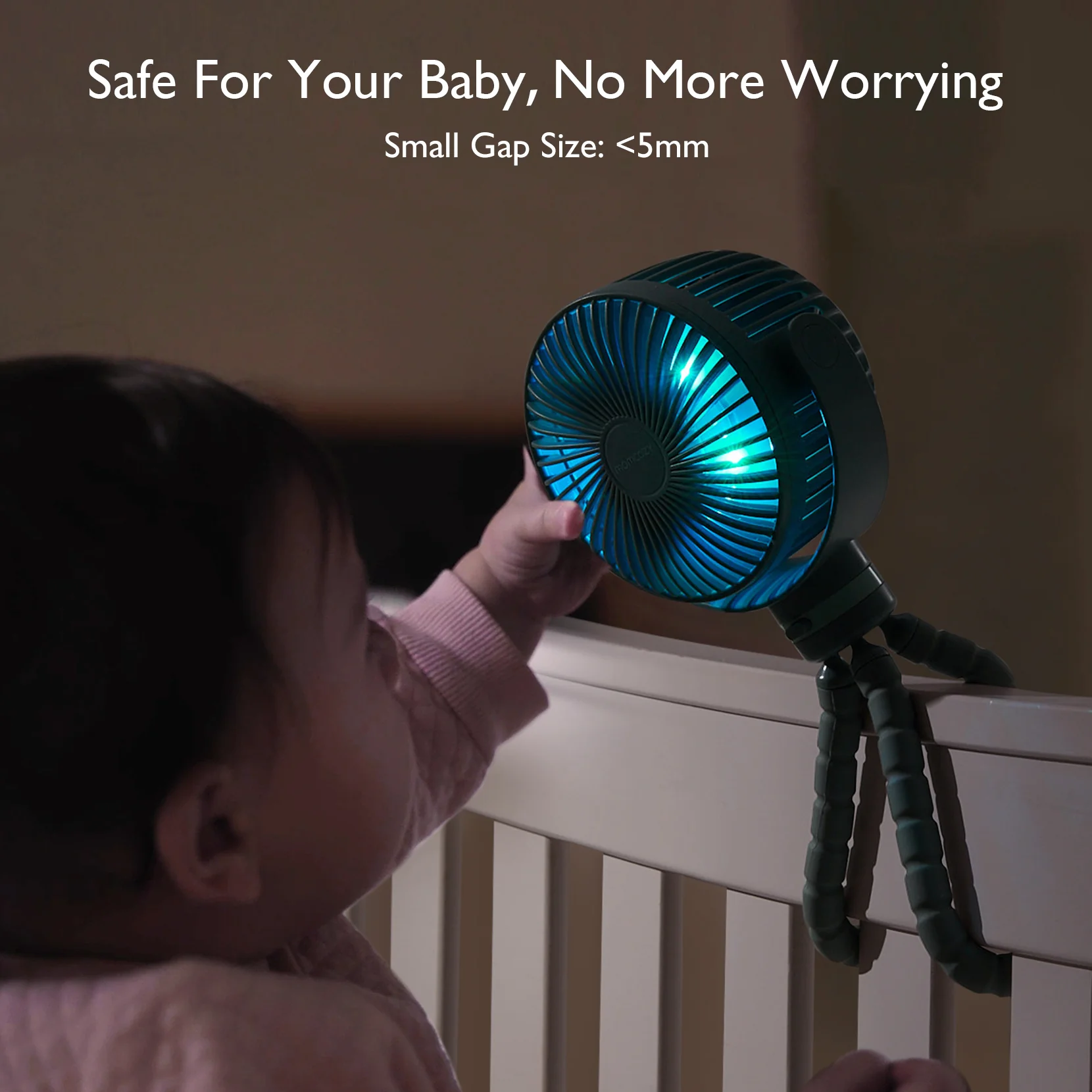 USB Rechargeable Handheld Cooling Fan for Travel - Image 37